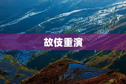 故伎重演：历史的循环与反思