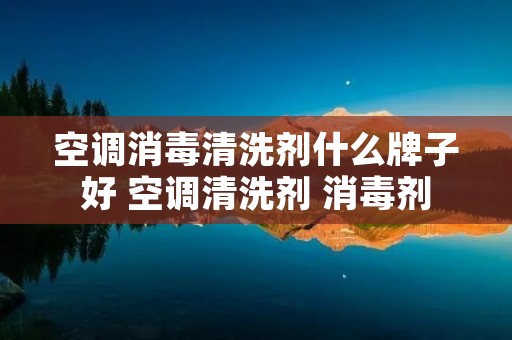 空调消毒清洗剂什么牌子好 空调清洗剂 消毒剂