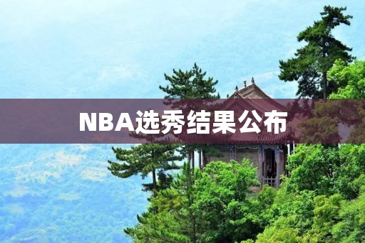 NBA选秀结果公布：新秀们的未来之路