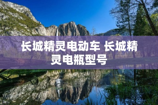 长城精灵电动车 长城精灵电瓶型号