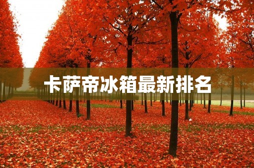 卡萨帝冰箱最新排名:质量与服务并驾齐驱 卡萨帝冰箱最新排名:质量与服务并驾齐驱
