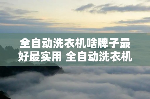 全自动洗衣机啥牌子最好最实用 全自动洗衣机啥牌子最好最实用耐用 全自动洗衣机啥牌子最好最实用 全自动洗衣机啥牌子最好最实用耐用