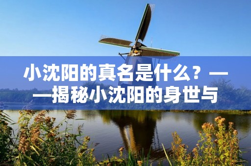 小沈阳的真名是什么？——揭秘小沈阳的身世与经历