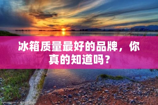 冰箱质量最好的品牌,你真的知道吗? 冰箱质量最好的品牌,你真的知道吗?