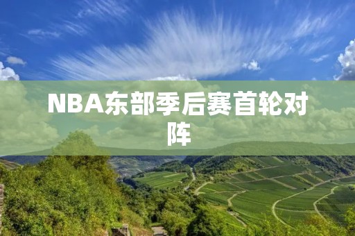 NBA东部季后赛首轮对阵:谁将晋级下一轮? NBA东部季后赛首轮对阵:谁将晋级下一轮?