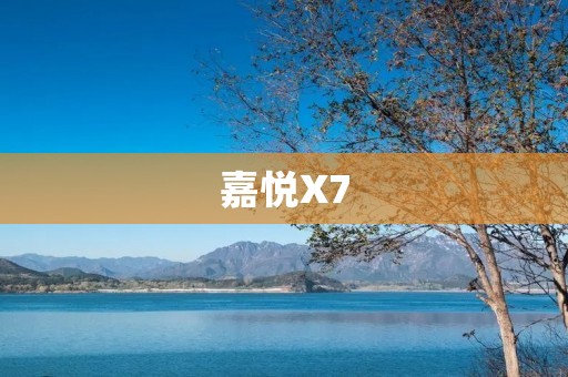 嘉悦X7:一款性能卓越的智能手机 嘉悦X7:一款性能卓越的智能手机