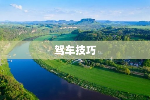 驾车技巧:从入门到精通 驾车技巧:从入门到精通