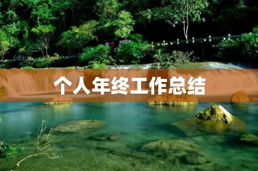 个人年终工作总结:努力奋斗,迎接挑战