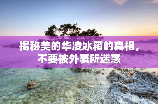 揭秘美的华凌冰箱的真相，不要被外表所迷惑