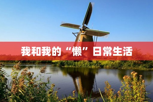 我和我的“懒”日常生活 我和我的“懒”日常生活