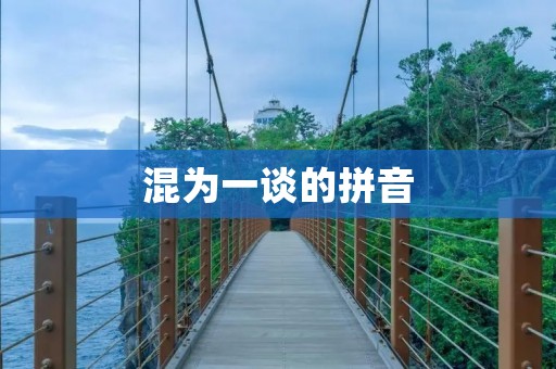 混为一谈的拼音:拼音标准化的重要性