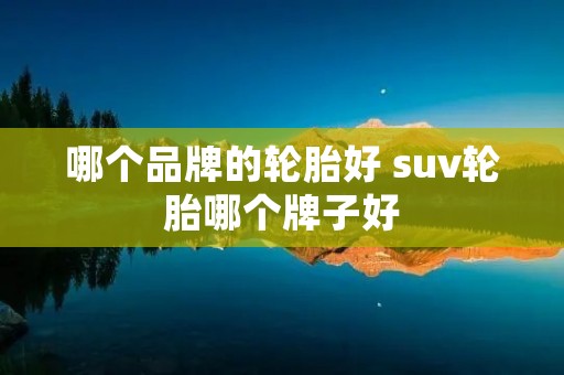 哪个品牌的轮胎好 suv轮胎哪个牌子好 哪个品牌的轮胎好 suv轮胎哪个牌子好