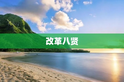改革八贤:明代官场革新的重要历史事件 改革八贤:明代官场革新的重要历史事件