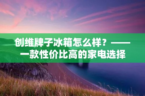 创维牌子冰箱怎么样?——一款性价比高的家电选择 创维牌子冰箱怎么样?——一款性价比高的家电选择