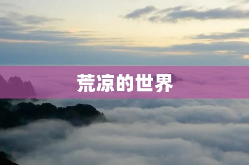 荒凉的世界：探索孤独与希望的边缘