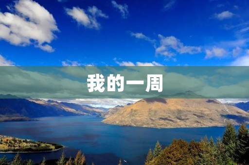 我的一周 我的一周