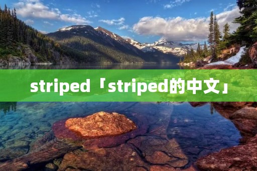 striped「striped的中文」