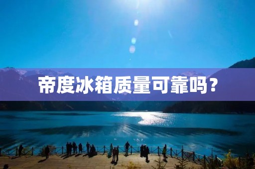 帝度冰箱质量可靠吗? 帝度冰箱质量可靠吗?