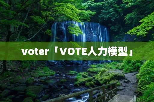 voter「VOTE人力模型」 voter「VOTE人力模型」