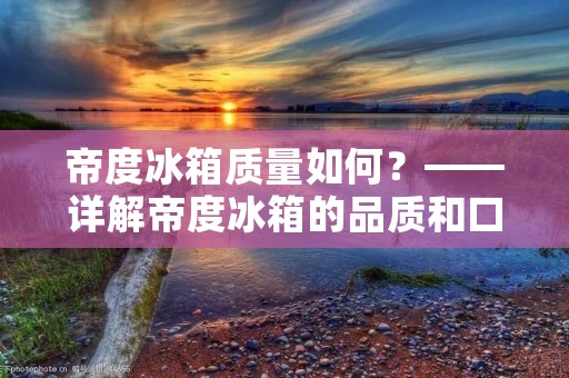 帝度冰箱质量如何？——详解帝度冰箱的品质和口碑