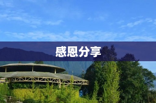 感恩分享:如何让感恩成为生活中的一部分? 感恩分享:如何让感恩成为生活中的一部分?