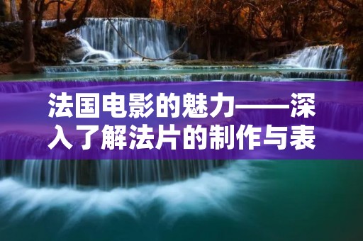 法国电影的魅力——深入了解法片的制作与表现手法