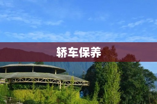 轿车保养：从外观到内部全方位呵护