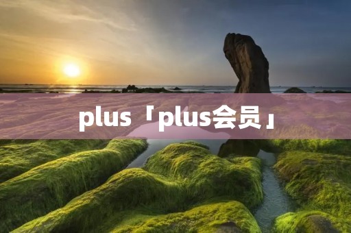 plus「plus会员」 plus「plus会员」