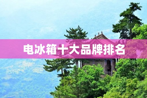 电冰箱十大品牌排名:哪些品牌值得购买? 电冰箱十大品牌排名:哪些品牌值得购买?