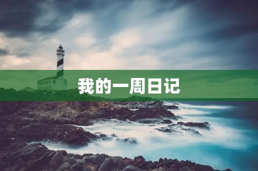 我的一周日记