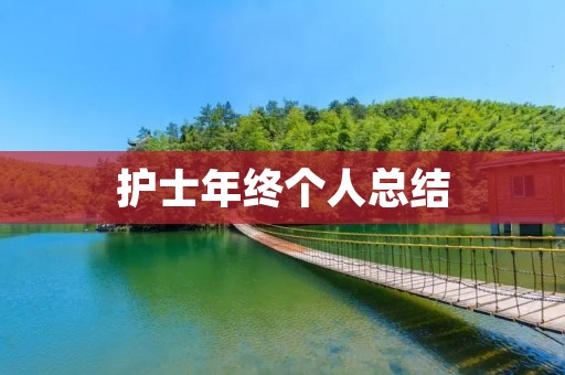 护士年终个人总结：从工作中成长的点滴