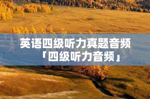 英语四级听力真题音频「四级听力音频」 英语四级听力真题音频「四级听力音频」