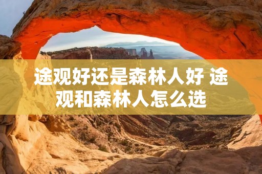 途观好还是森林人好 途观和森林人怎么选
