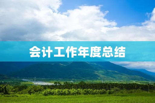 会计工作年度总结