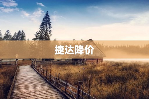 捷达降价:品质不减,价格更实惠 捷达降价:品质不减,价格更实惠