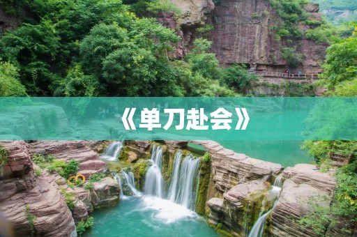 《单刀赴会》：谁是主人公？