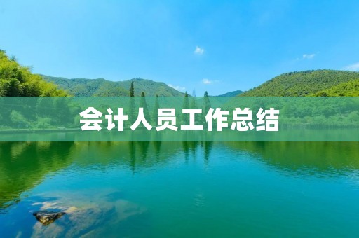 会计人员工作总结