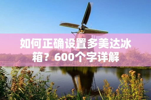 如何正确设置多美达冰箱？600个字详解