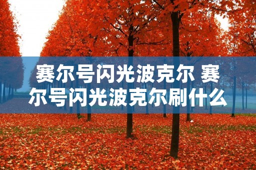 赛尔号闪光波克尔 赛尔号闪光波克尔刷什么 赛尔号闪光波克尔 赛尔号闪光波克尔刷什么