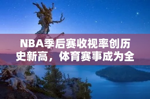 NBA季后赛收视率创历史新高，体育赛事成为全球焦点