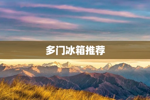 多门冰箱推荐：哪些品牌值得购买？