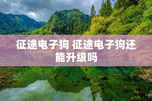 征途电子狗 征途电子狗还能升级吗