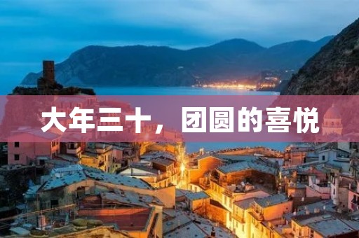 大年三十,团圆的喜悦 大年三十,团圆的喜悦