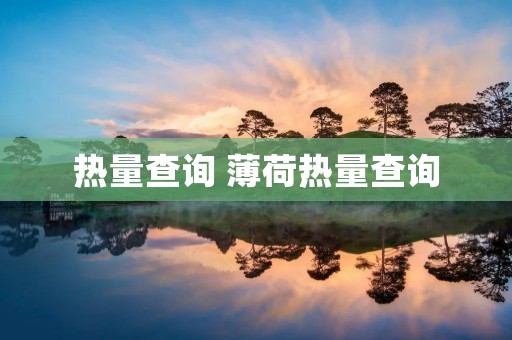 热量查询 薄荷热量查询