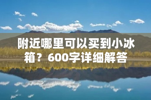 附近哪里可以买到小冰箱?600字详细解答 附近哪里可以买到小冰箱?600字详细解答