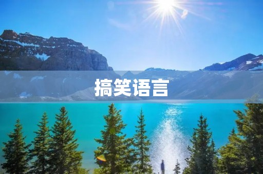 搞笑语言：让生活更有趣