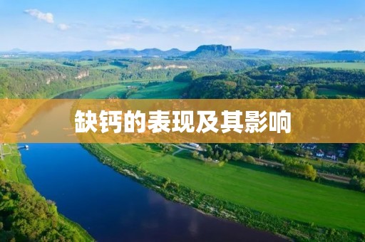 缺钙的表现及其影响 缺钙的表现及其影响