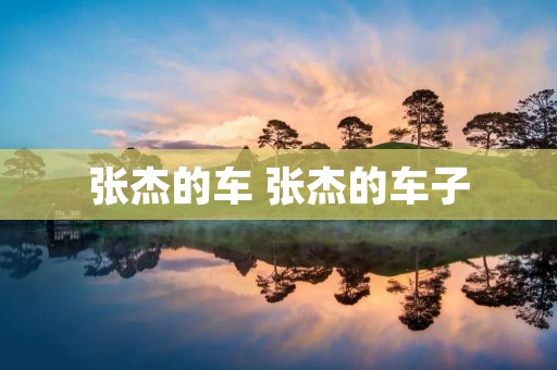 张杰的车 张杰的车子 张杰的车 张杰的车子