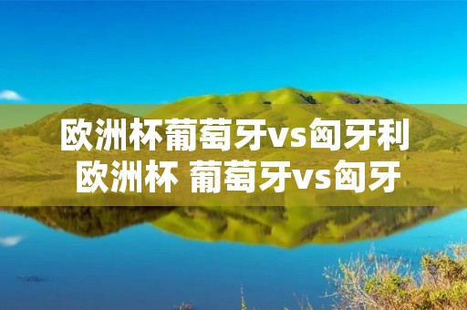 欧洲杯葡萄牙vs匈牙利 欧洲杯 葡萄牙vs匈牙利