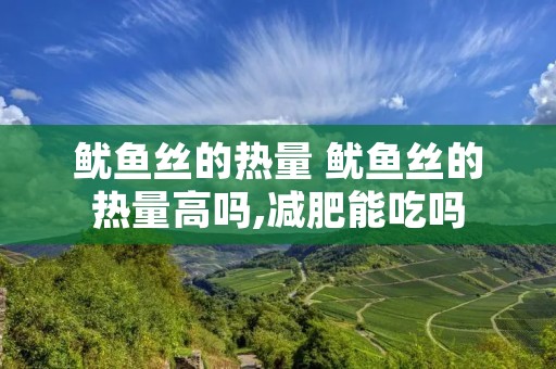 鱿鱼丝的热量 鱿鱼丝的热量高吗,减肥能吃吗 鱿鱼丝的热量 鱿鱼丝的热量高吗,减肥能吃吗